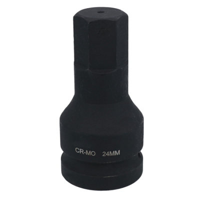 24mm 3/4" Drive Extra Deep Impact Hex Allen Key Socket Impacted 88mm Long