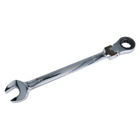24mm Flexi Headed Ratchet Combination Spanner Metric Wrench 72 Teeth