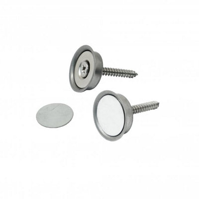 24mm Magnetic Concealed Catch - Neodymium Magnets & Stainless Steel for Closure