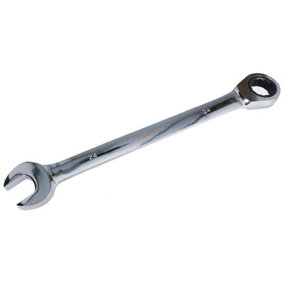 24mm Ratchet Combination Spanner Metric Wrench 72 Teeth Ring Open Ended