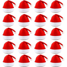 24pack Santa Hats Christmas Party Hats Fancy Dress Christmas Hats
