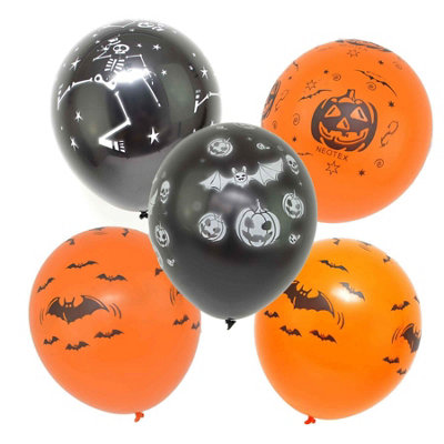 24Pcs Halloween Printed Latex Balloons Spooky Party Supplies Trick Treat Fun 12" Price Comparisons | Compare The Build