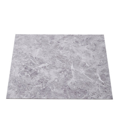 24Pcs Marble Texture Self-adhesive PVC Flooring Tile Square Flooring Tile - 3