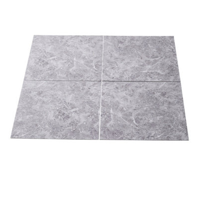 24Pcs Marble Texture Self-adhesive PVC Flooring Tile Square Flooring Tile - 7