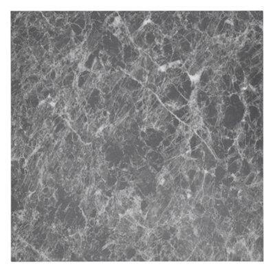 24Pcs Square 3D Stone Effect Marble Self Adhesive PVC Floor Tiles Waterproof - 5
