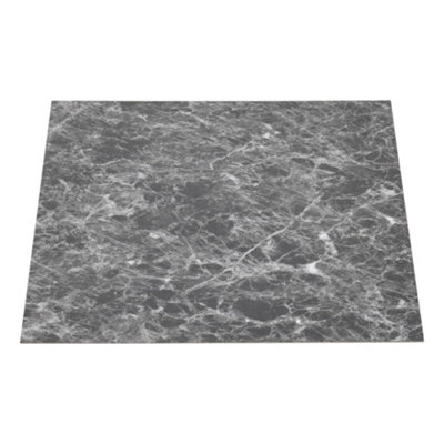 24Pcs Square 3D Stone Effect Marble Self Adhesive PVC Floor Tiles Waterproof - 6
