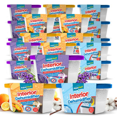24pk DEHUMIDIFIER Interior Damp Moisture Mould Mildew Remover Trap Home Caravan - 8