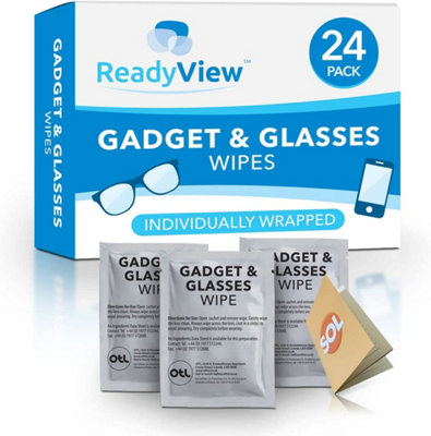 24pk Lens Wipes for Glasses & Gadgets Glasses Wipes Individually