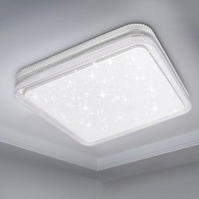 24W LED Square Ceiling Light, daylight 6500K, 2600 Lumen