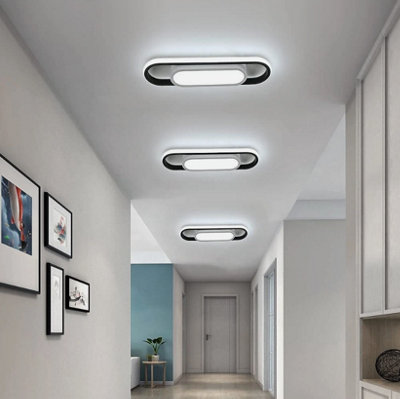 24W Modern LED Ceiling Light Cold White Ceiling Lamp Acrylic Bedroom ...
