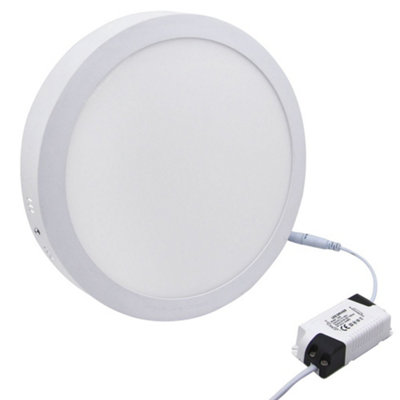 24w Surface Mount LED Round Panel 3500K Warm White