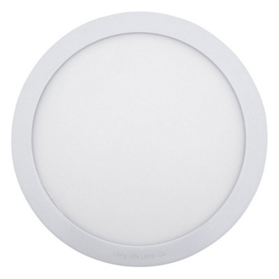 24w Surface Mount LED Round Panel 6500K Cool White