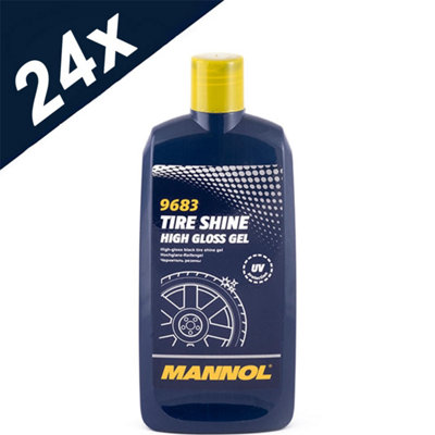 24x 500ml MANNOL High Performance Tyre Gel Wheel Side Wall Dressing Protector