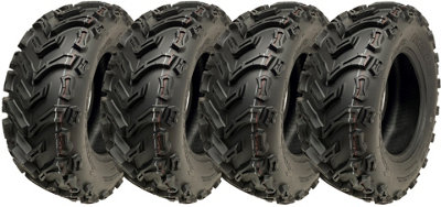24x8.00-12 Quad ATV Tyres 6ply Wanda P3128 E-Marked Road Legal 40J (Set of 4)