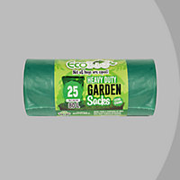25 Garden Sacks - 80L - Green Sacks