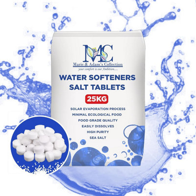 25 Kg Salt Tablets Water Softener Food Grade Compatible to All Water ...