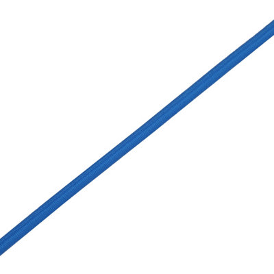 25 metres Bungee Cord, 4mm Wide Stretchy Strap Round Elastic String, Blue