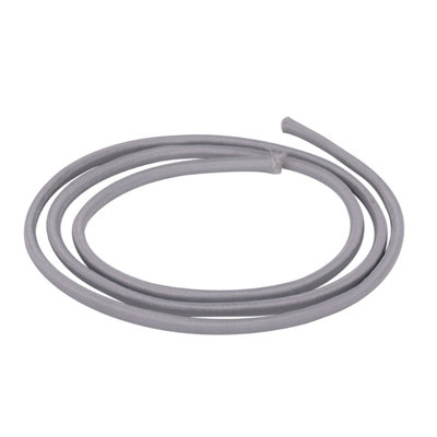 25 metres Bungee Cord, 4mm Wide Stretchy Strap Round Elastic String, Grey