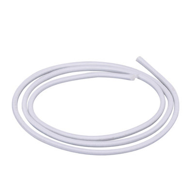 25 metres Bungee Cord, 4mm Wide Stretchy Strap Round Elastic String, White