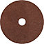 25 PACK 100mm Fibre Backed Sanding Discs - 24 Grit Aluminium Oxide Round Sheet
