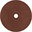 25 PACK 175mm Fibre Backed Sanding Discs - 40 Grit Aluminium Oxide Round Sheet