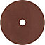 25 PACK 175mm Fibre Backed Sanding Discs - 60 Grit Aluminium Oxide Round Sheet