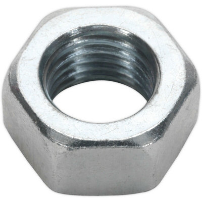 25 Pack M16 Steel Hex Nuts with 2mm Pitch - DIN 934 Certified Quality