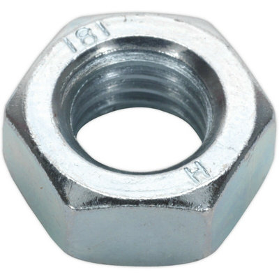 25 Pack of M14 Steel Hex Nuts - 2mm Pitch - High Quality DIN 934 Certified