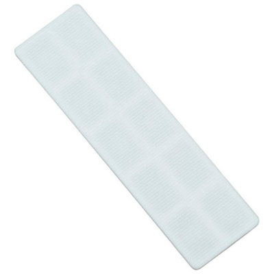 25 Pack White Plastic Window and Glazing Packers Spacers 3mm Flat Spacers Frame Fixing