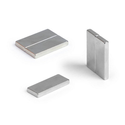 25 x 10 x 3mm thick Samarium Cobalt Magnet - 3.3kg Pull ( High Temp ...