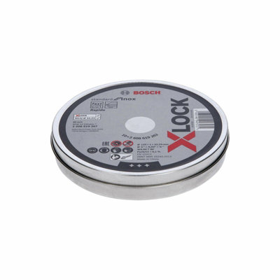 25 x Bosch 2608619262 X-LOCK Metal Cutting Disc Straight 15mm x 1mm x 22.23mm - 3