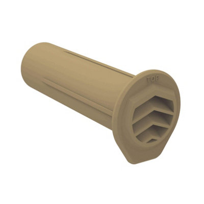 25 x Buff Drill Weep Vents Round Vent system Cavity Retaining Walls Wall - 6