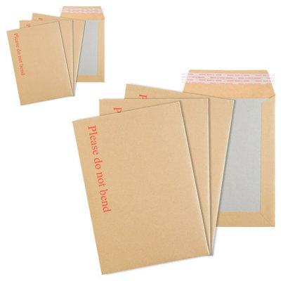 25 x Strong Manilla Brown Board Backed Envelopes C5