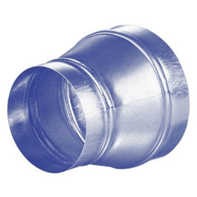 250-125mm Metal Duct Reducer Round Reducer Duct Fitting Pipe Increaser Reducer Galvanized Steel