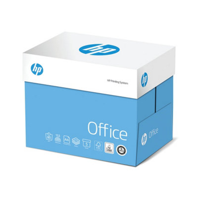 2500 x HP Office A4 80gsm White Printer Copier Paper 5 Reams
