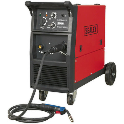 250A MIG Welder - Forced Air Cooling System - Non-Live Euro Torch - 230V Supply