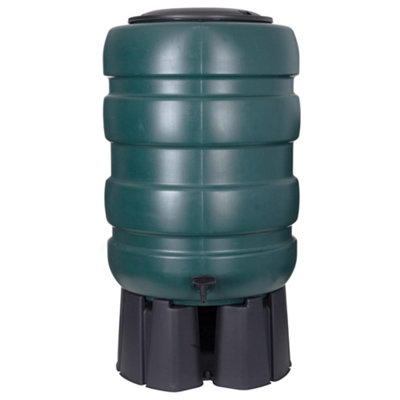 250L Water Butt XL with Stand & Tap Garden Water Butt Barrel Rain Water Collector