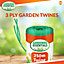 250m Garden Twine Natural Green Durable Garden String Green Twine for Plants Polypropylene Twine
