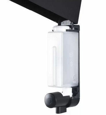 250ml Black Wall Mounted Liquid Soap Dispenser - 3
