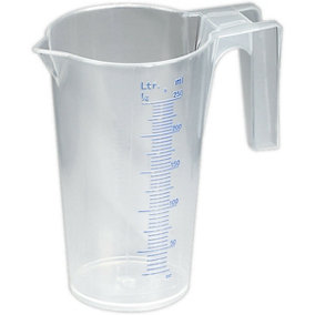 250ml Translucent Measuring Jug - Easy to Read Scale - Pouring Spout - Handle