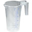 250ml Translucent Measuring Jug - Easy to Read Scale - Pouring Spout - Handle