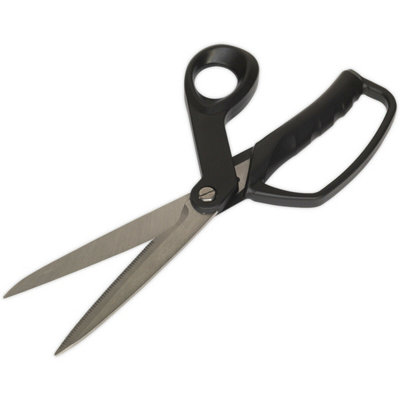 250mm Heavy Duty Shears / Scissors - Ergonomic Handles - Stainless Steel