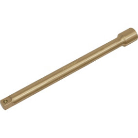250mm Non-Sparking Extension Bar - 1/2" Sq Drive - Spring Ball Socket Retainer