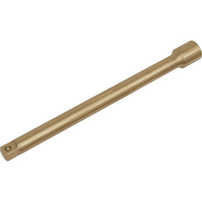 250mm Non-Sparking Extension Bar with Spring Ball Socket Retainer for 1/2" Drive