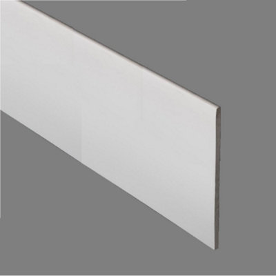 250mm UPVC White Flat  Fascia Board 1.25M up39