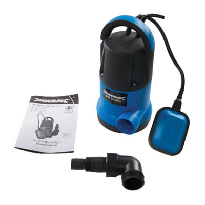 250W Clean Water Pump 5000L Ph 5m Submersible Electric Bailing Drainage Sucker