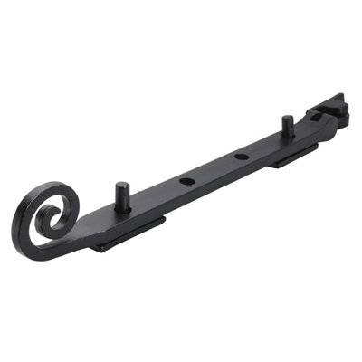 254mm 10" No.4604 Old Hill Ironworks Curly Tail Casement Stays DIY at B&Q