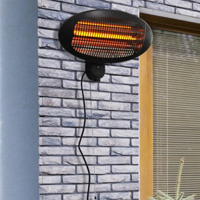 ABC 2Kw Wall Mounted Infrared Electric Patio Warmer