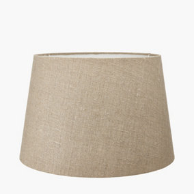 25cm Natural Brown Tapered Table Lampshade