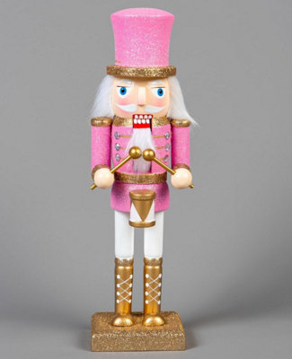 4pcs Wooden Christmas Nutcracker Adornments, Xmas